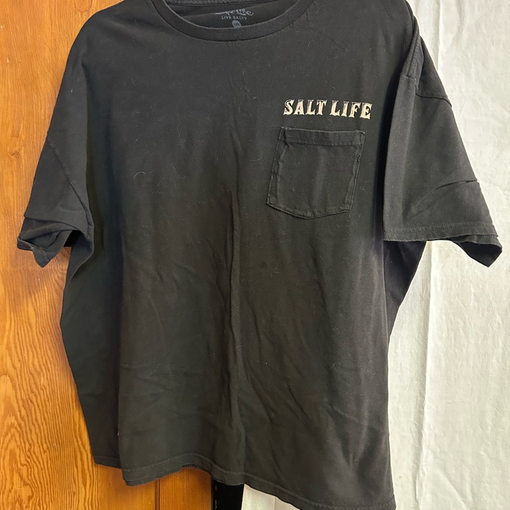 Salt Life Black Short Sleeve Tee